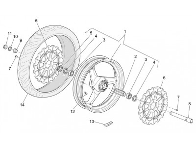 Τροχός εμπρός στάνταρ